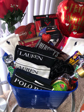 Load image into Gallery viewer, Polo Boxer Valentine’s Day Basket